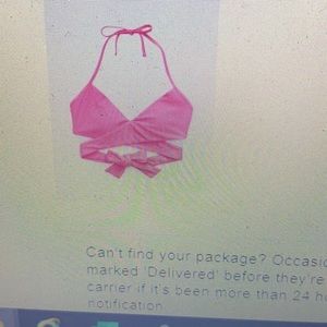 AE swim suit - halter, high waist cheeky bottoms